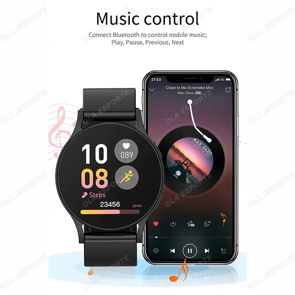 For Samsung Galaxy Watch Gt1 New Sports Smart Watch Men Amoled Always Display Blood Oxygen Monitor Clock BT Talk Smart Watches